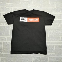 Full Send x UFC Shirt Mens M Box Logo Tee Black Nelk Collab Short Sleeve Cotton