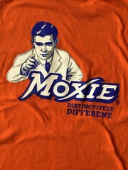 Men’s MOXIE HTF Bright Orange Tshirt LG New