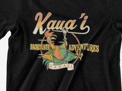 Kauai Rooster Adventure Shirt Hawaii Backcountry Vintage Island Travel Graphic T