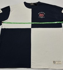 Vtg Polo Ralph Lauren Jeans CO 1967 Colorblock T-Shirt Navy White Size Large