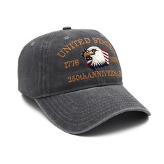 American Eagle Baseball Cap 250th Anniversary USA Hat Adjustable