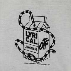Y2K Lyrical Lemonade X OTF White Graphic T Shirt Size XL Rare Rap Tee Hip Hop