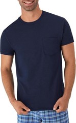 6 Pack Hanes Men’s Value Pack Assorted Pocket T-Shirt Undershirts Size Large