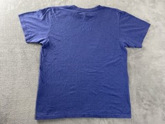 MLB Los Angeles LA Dodgers Blue Faded Logo T Shirt Mens Large Athletic Baseball