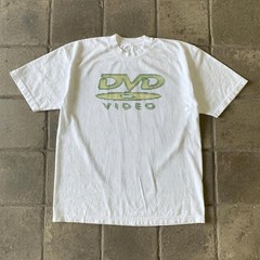 DVD Video Retro Logo Graphic T-Shirt Vintage Tech Tee S-5XL