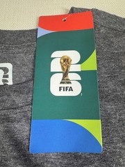 FIFA Official Licensed World Cup T Shirt S/S New with Tag Dark Gray
