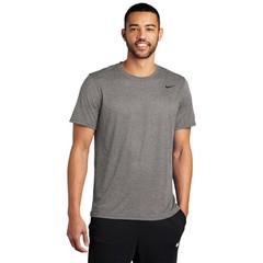 Nike Training Gray DV7299-091 Team rLegend Tee – Carbon Heather Short Sleeve Tee