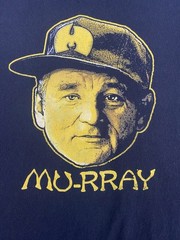 TeeFury Bill Murray Wu-Tang Clan Parody Men’s XXL T-Shirt Black Yellow SEE PICS