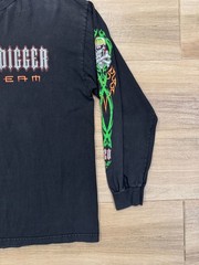 Vintage Grave Digger Race Team T-Shirt XL Men’s Monster Truck Y2K Grunge Skull