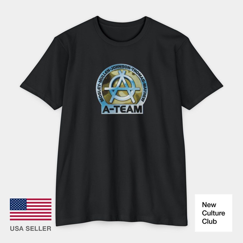 90s A-Team Rodney Mullen World Industries Vintage Skate T-Shirt CVC Soft Tee