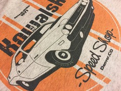 Kowalski Speed Shop Vanishing Point T-SHIRT 1970 Dodge Challenger FREE S&H