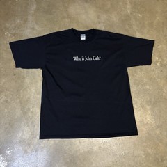 Vintage ‘Who is John Galt?’ Ayn Rand Atlas Shrugged Book Novel T Shirt Men’s XL