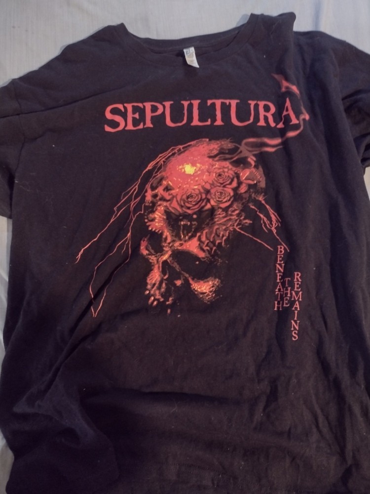 Sepultura Beneath the Remains T-Shirt Black Size S-XL Casual Alstyle