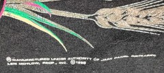 Vintage Jack Daniels 1989 Hooded Graphic T-shirt Mens LG Short Sleeve USA Made