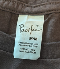 Pacific Home Of The Brave Eagle Graphic T-Shirt Men’s Size Medium Gray