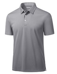 Men’s Casual Polo Shirts Buttons Short Sleeve Quick Dry Outdoor Golf Sport Tops