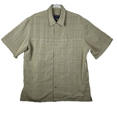 511 TACTILE Lot of 2 Shirts Mens Size L Red Green Button Snaps Lined Pockets