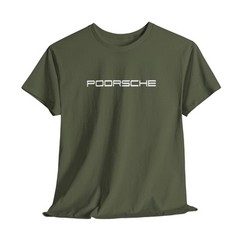 Poorsche T-Shirt Motorsport Apparel for Gearheads, Sports Car Lover Gift