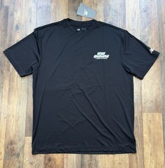 NWT New Balance Dry Run Energy Tee Men’s Xl Black Polyester Shirt MT51621