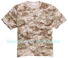 Army T Shirt Military Combat US American Digital Desert Short Sleeve Cotton Tee