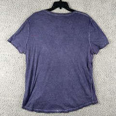 Majestic Filatures Deluxe T-Shirt Mens XL Hand Dyed 100% Cotton Crew Neck Purple