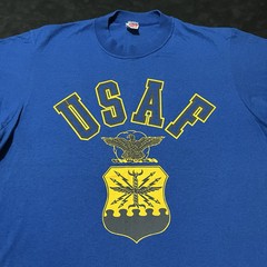 Vintage USAF Shirt Field Maintenance Squadron US Air Force Military USA Made 80s