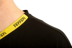 Scuderia Ferrari Men’s Lanyard Tape V-Neck Short Sleeve T-Shirt US 2XL IT 56