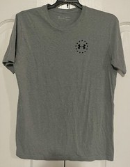 Under Armour UA Men’s Freedom Flag Cotton Graphic T-Shirt Gray Size M