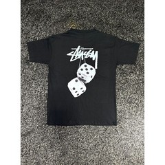 Stussy Black T-Shirt Unisex Size S-5XL FREESHIPS