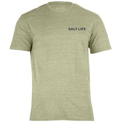 Salt Life TriBlend S/S tee Olive Marlin Adult L Live Salty Saltlife NWT