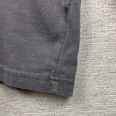 Croft & Barrow Henley Shirt Men Large Gray Long Sleeve Easy Care Soft Casual Son