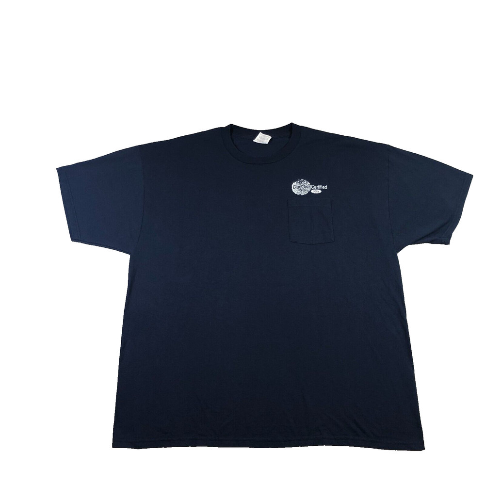 chapman auto group ford T shirt mens 3XL blue blue oval certified ford
