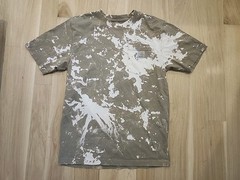 Carhartt Pocket T Shirt Mens Tag S Tie Dye Acid Wash Brown Distressed Grunge
