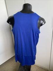 Duluth Trading men’s size Large sleeveless royal blue scoop neck tank top