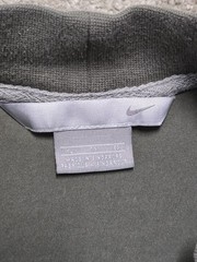 VTG Nike Mock Neck Shirt Men L Gray Long Sleeve Base Layer Swoosh Silver Tag Y2K