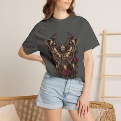Gothic Moth Oracle Tattoo T-Shirt Graphic