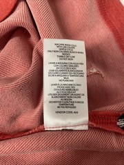 Lands End Men’s Classic Fit Stretch Tee Shirt Crewneck LARGE Short Sleeve RED