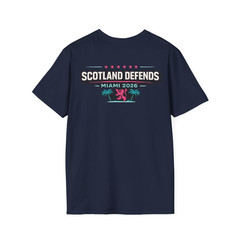 Scottish Drinking Culture Miami T Shirt World cup 2026 Graphic Print Unisex Tee