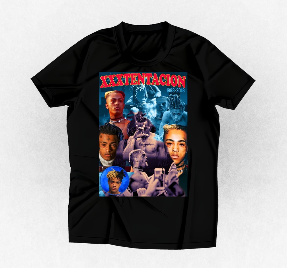 Rapper XXXTENTACION graphic t-shirt black or any color and size you choose