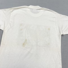 Vintage Fruit Of The Loom Shirt Mens Medium White Tiger Eye On Survival Tee 90s