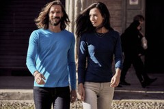 CLIQUE T-Shirt Maglietta BASIC-T Maglia Manica Lunga Maglietta Uomo 100% Cotone