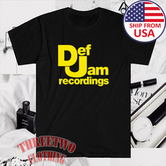Def Jam Recordings Men’s Black Size S to 5XL