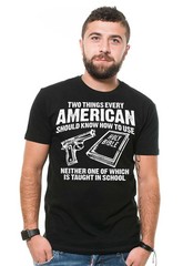Guns And Holy Bible Shirt American Patriotic Tee 2nd Amendment Pro Gun Gift Tees