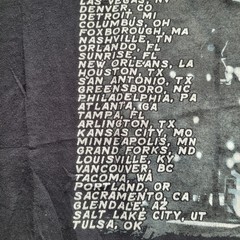 Zach Bryan’s “The Quittin Time Tour” 2024 Black T-Shirt Men’s (Size 2XL)