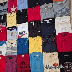 105x Branded T-Shirts Wholesale Reseller Lot Nike Lacoste Tommy Ralph Lauren