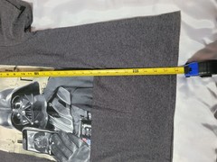 Star Wars T-Shirt Men Sz M Gray Mirror Selfie Darth Vader Fifth Sun