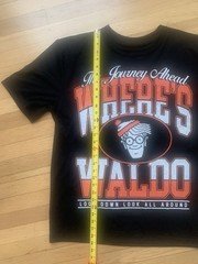 NWT Where’s Waldo? By DreamWorks Black/White/Orange thick T-Shirt Men’s Size M