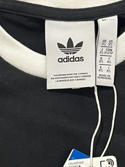 Adidas Originals 3 Stripe Long Sleeve Black/White T-Shirt Men’s XS BNWT