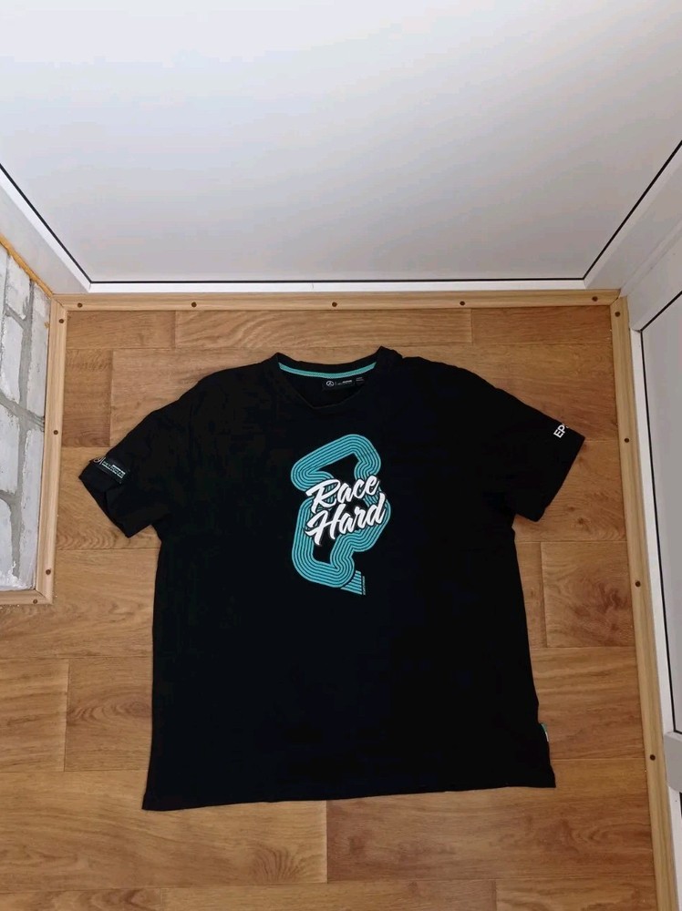 Mercedes-AMG Petronas Formula 1 Motorsport F1 T-Shirt Black Mens XL BLOCK CORE