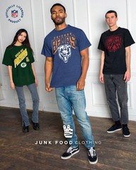 Junk Food Standard Classic Crew Neck Details Unisex Fit Cleveland Browns-Black
